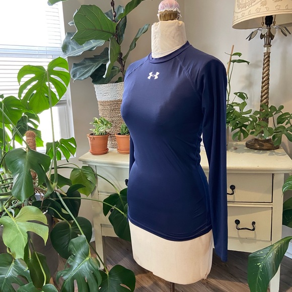 Under Armour HeatGear Long Sleeve Women’s Compression Shirt Size Small - Picture 1 of 10